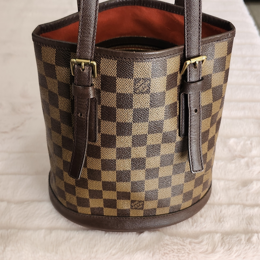 Louis Vuitton Damier Ebene Bucket Bag PM